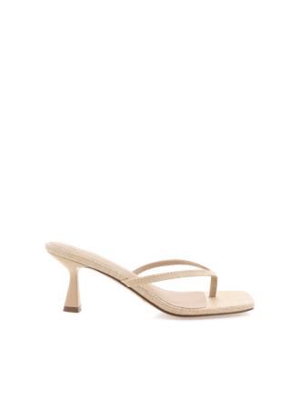 The XAMI Thong Raffia Heel