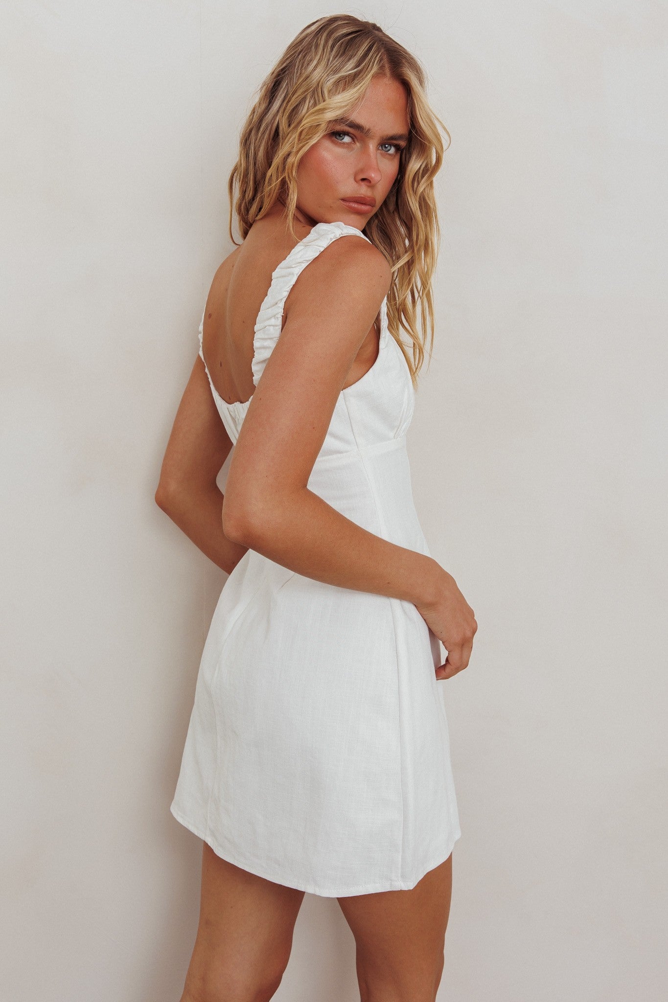 Mini Linen Dress