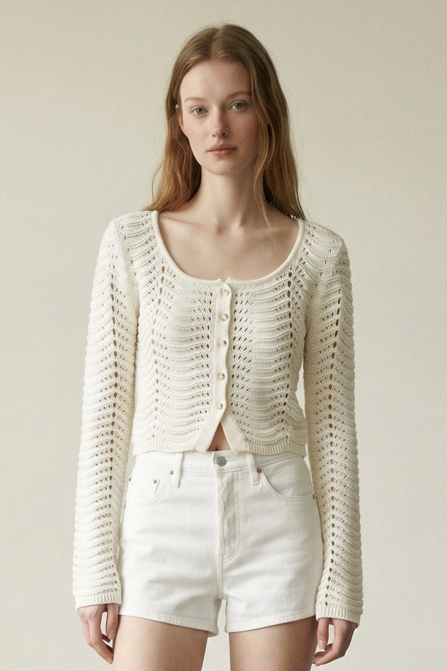 Open Knit Cardigan