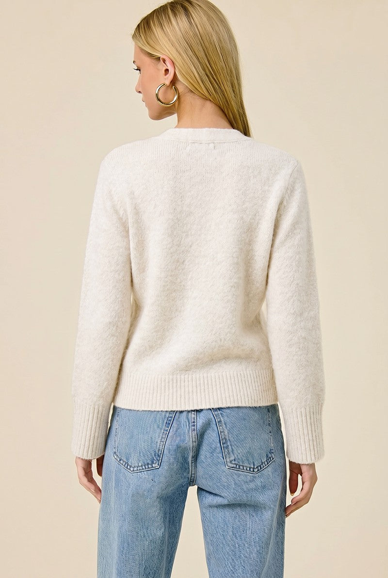 Lux Soft V Neck Cardigan