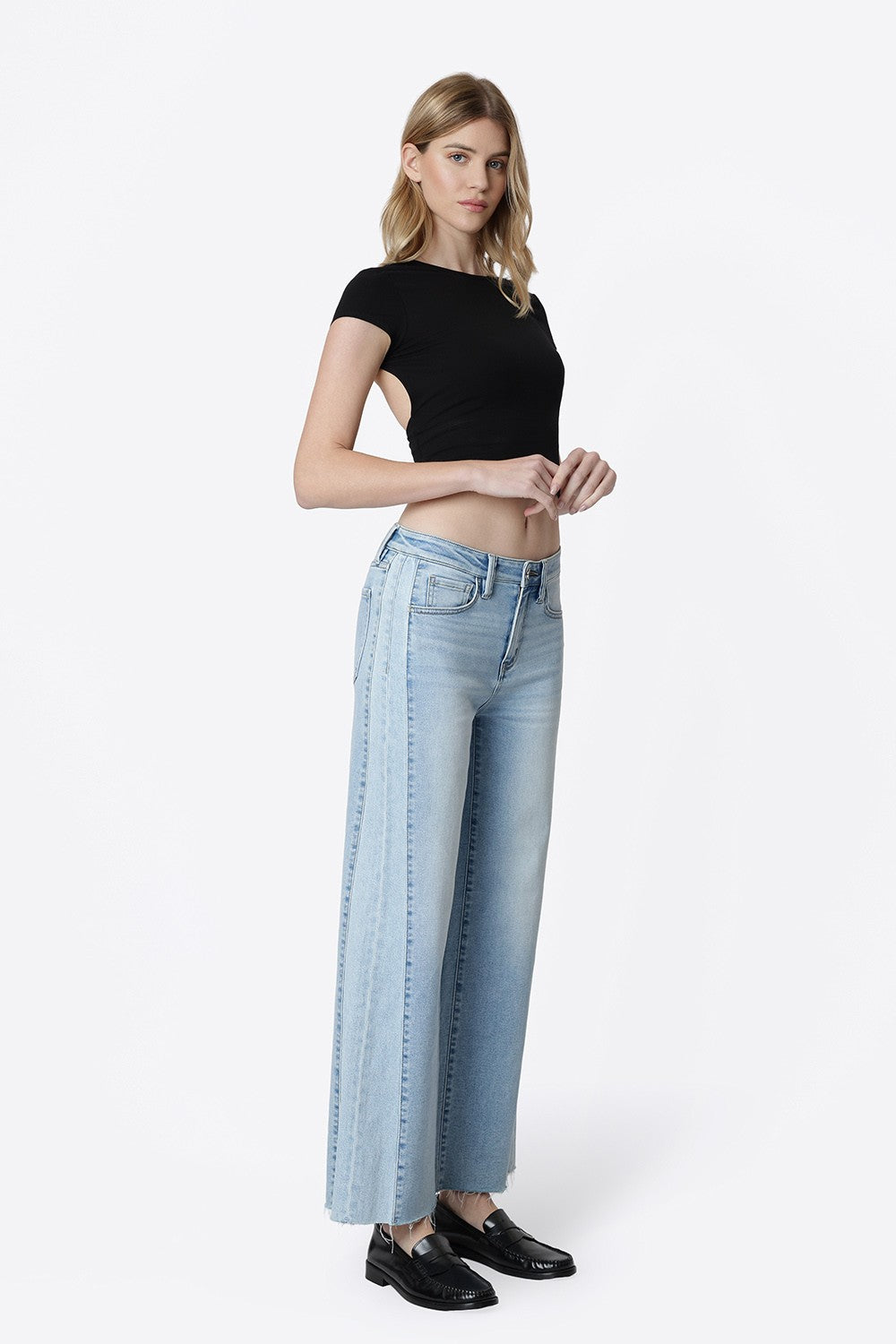 Denim Two Tone Short