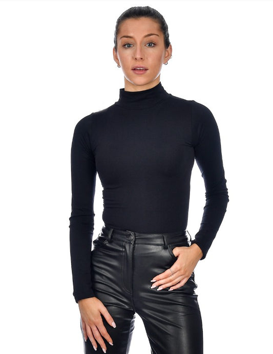 Ladies Knit Turtleneck Top
