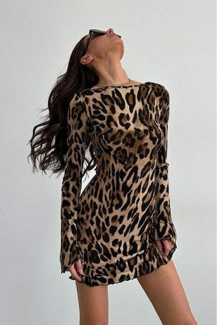 Leopard Mini Dress