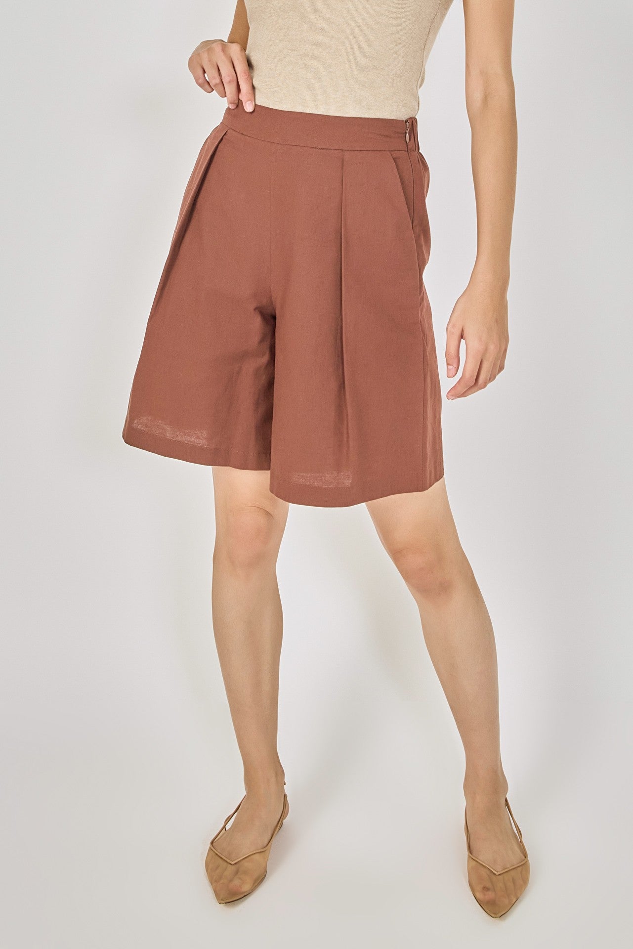 Linen Bermuda Short