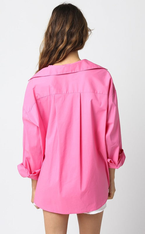 Reese Shirt Collared Top