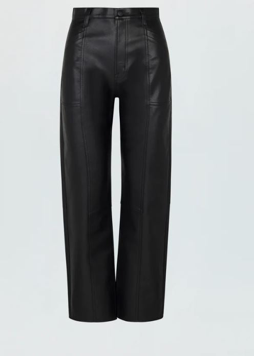 Designer Faux Leather Pants