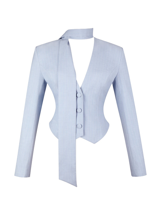 Designer Sky Blue Blazer ONLY