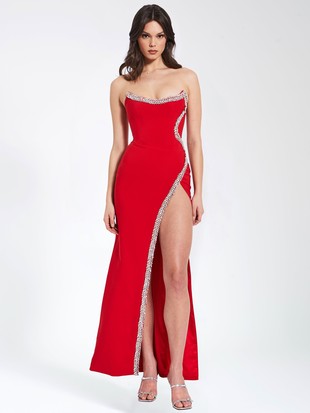 Red Crystal Gown