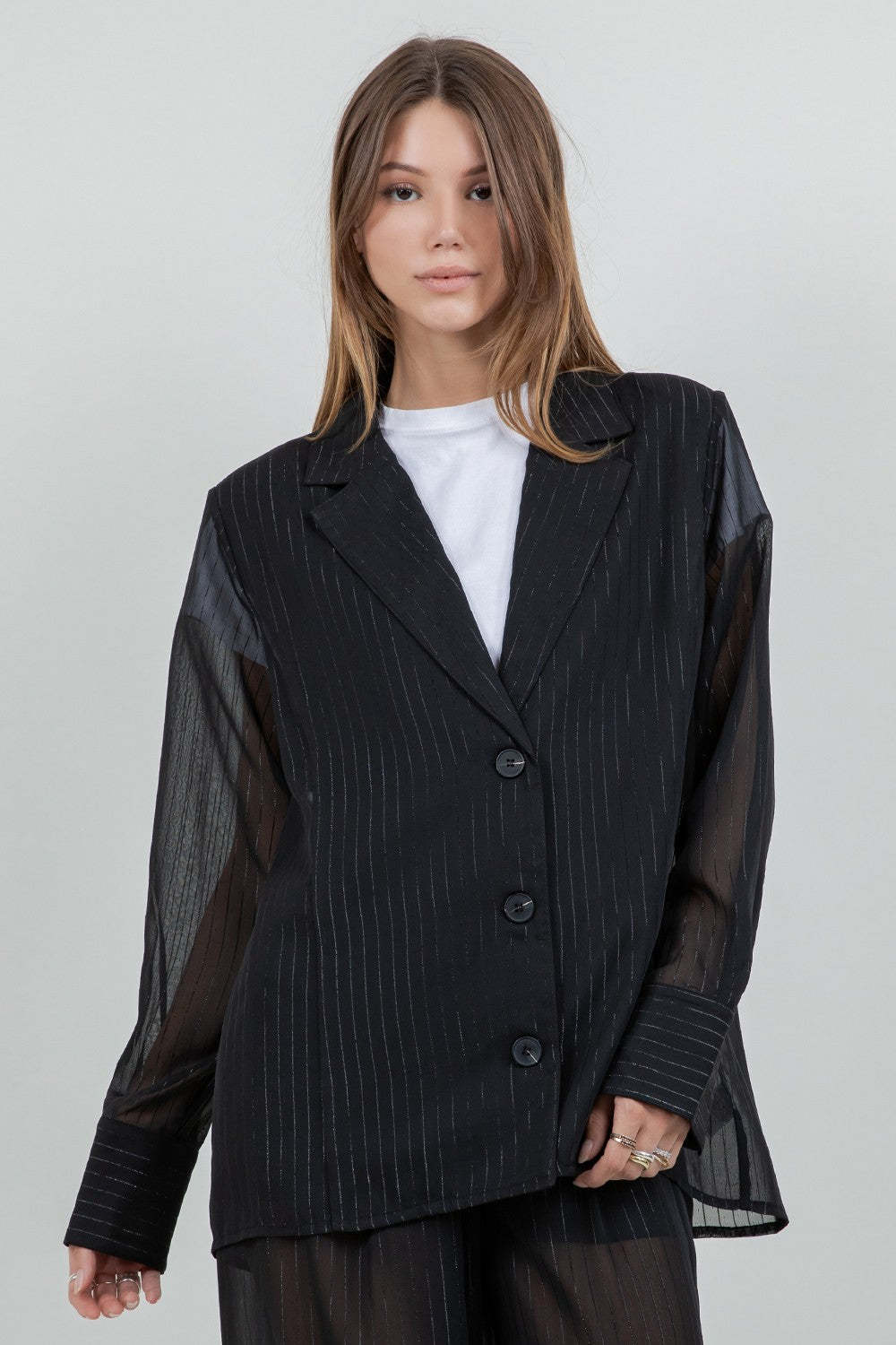 Sheer Blazer
