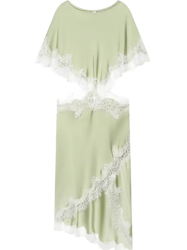 Lace Trim Dress