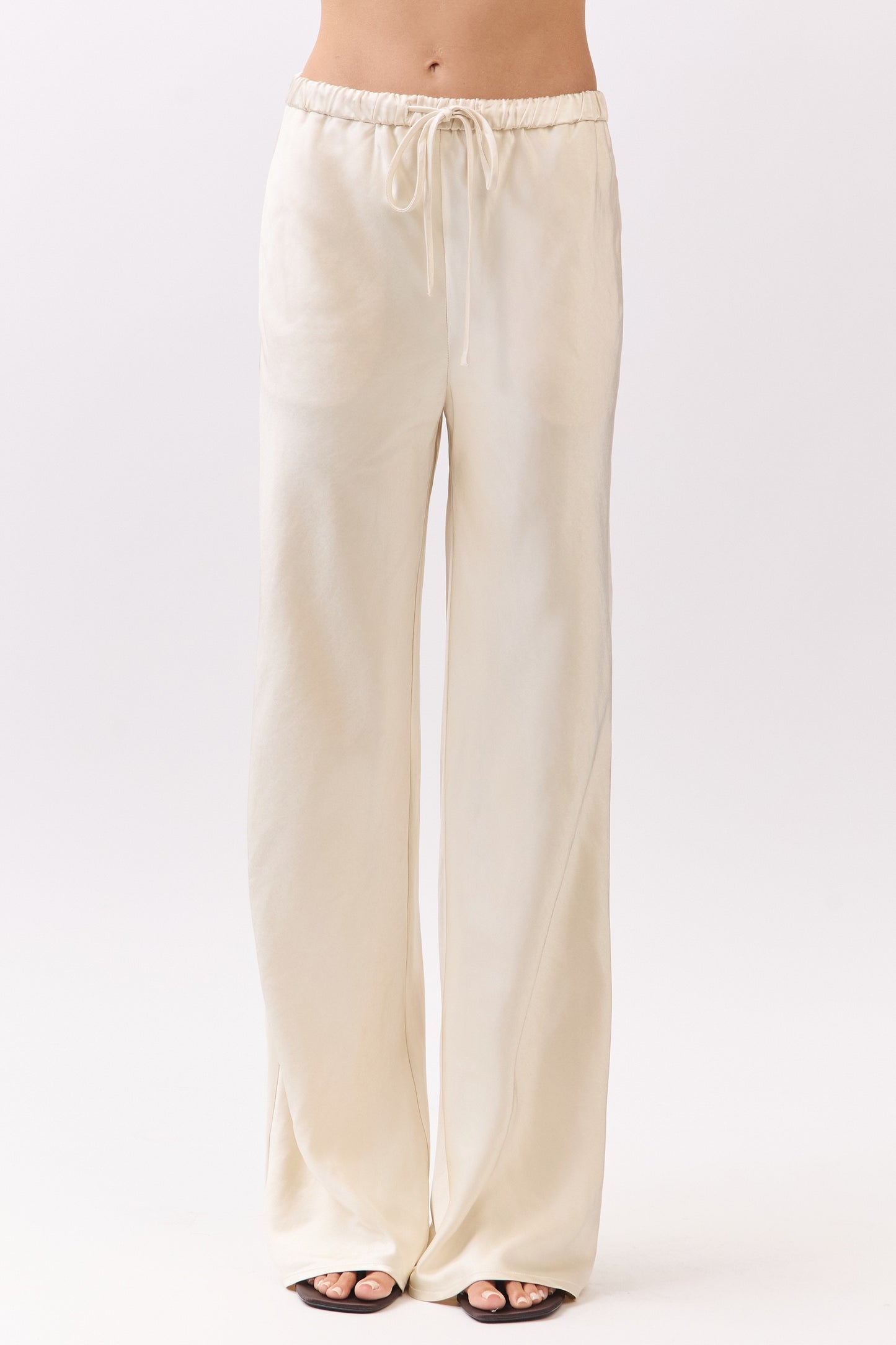 Satin Drawstring Pant