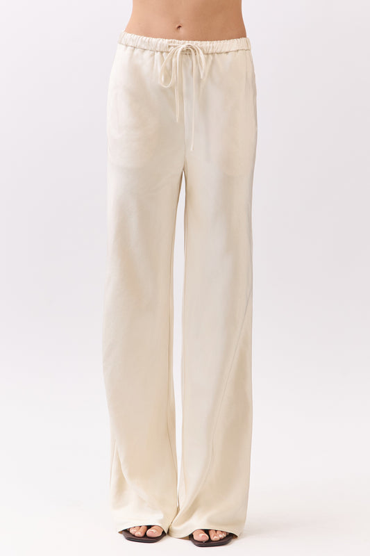 Satin Drawstring Pant