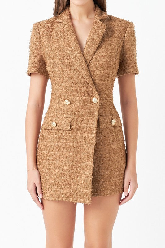 Tweed Romper