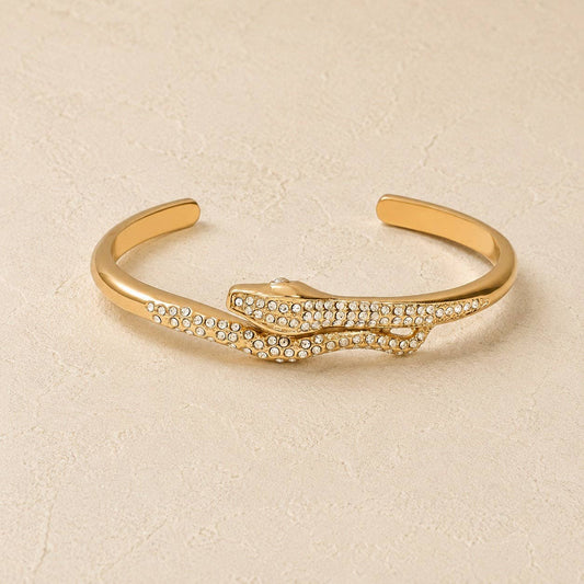 Vespera Serpent Cuff: Gold