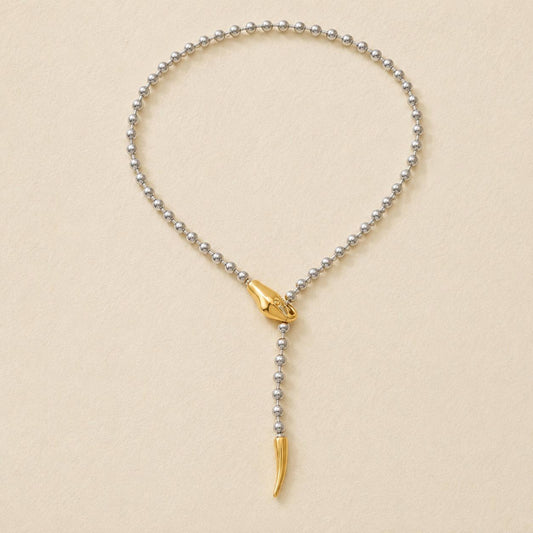 Viper’s Path Necklace: Silver/Gold