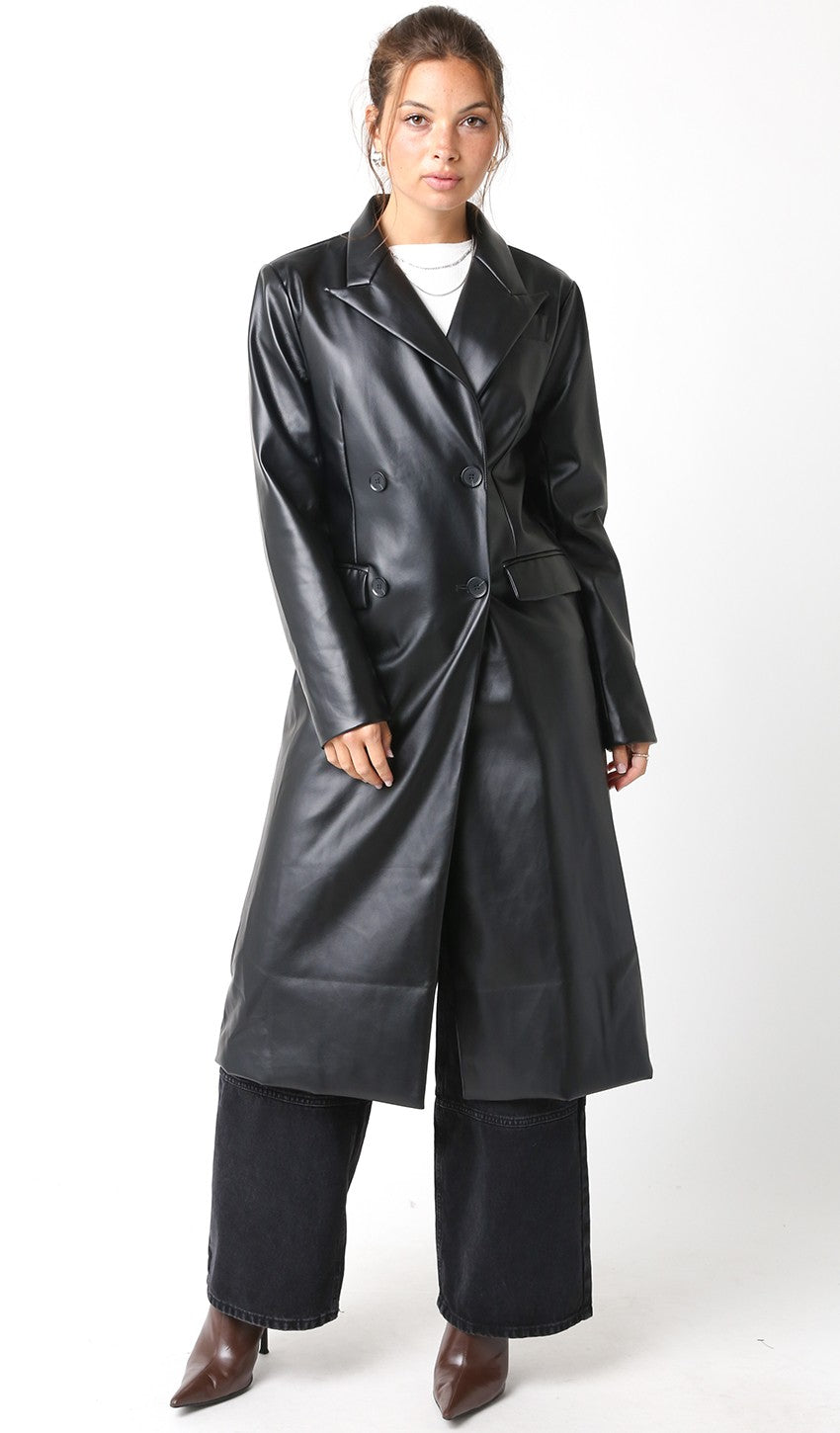 The Alanis PU Coat