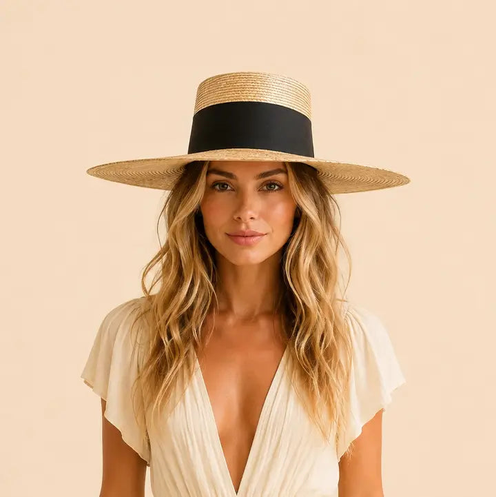 Handmade Straw Hat The Amelia