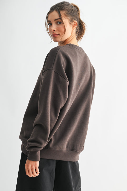 Oversized Fleece Sweater
