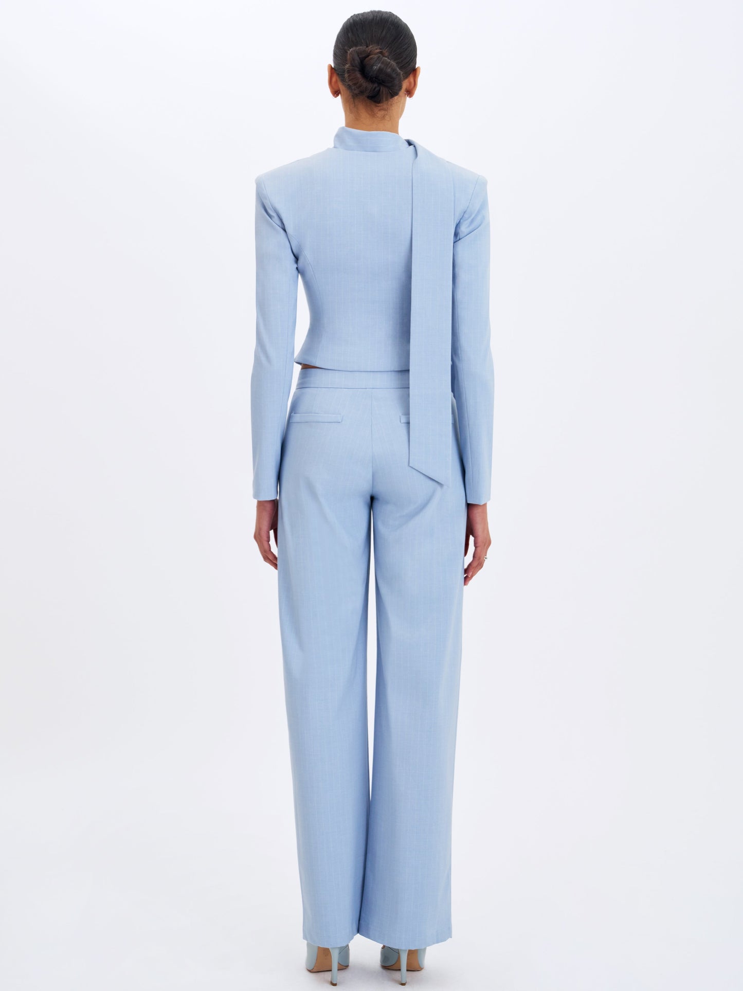 Designer Blue Pleat Pant ONLY