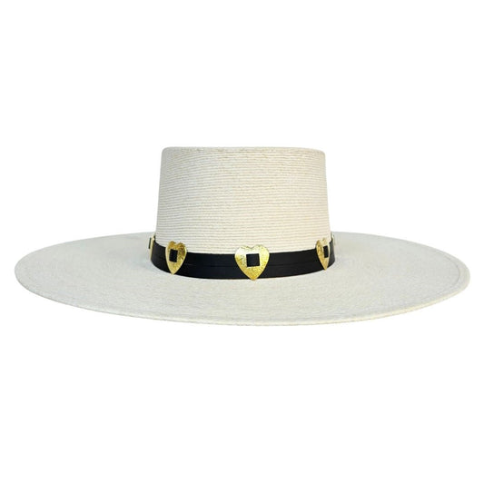 Handmade The Boater Crown Hat
