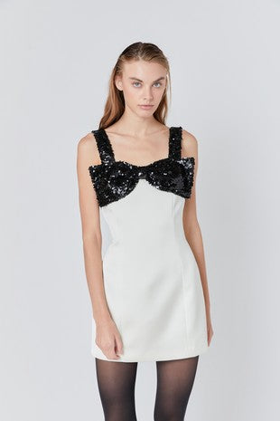 Sequin Bow Dress