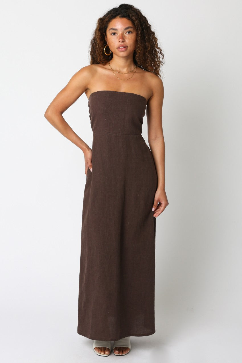 The Irise Strapless Dress