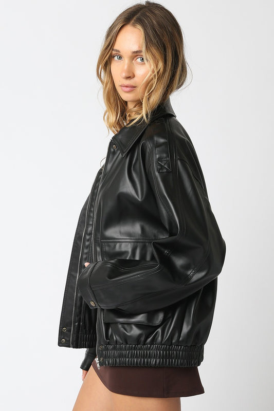 The Carina PU Jacket