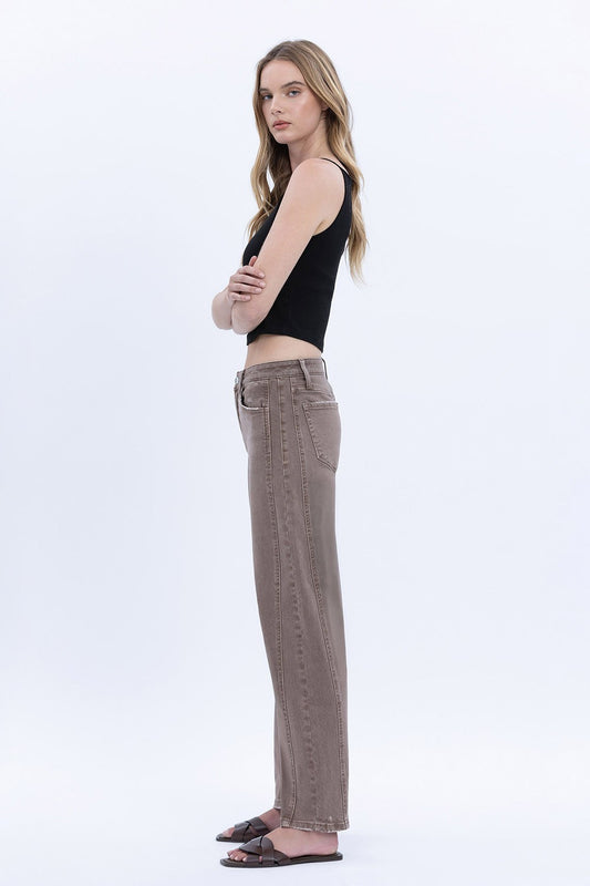 Crop Barrel Jean High Rise