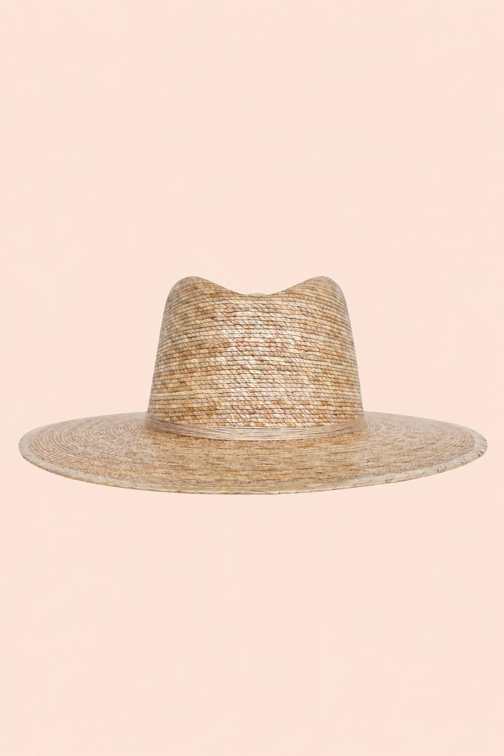 Kailani Straw Explorer Crown Hat: Tan / L