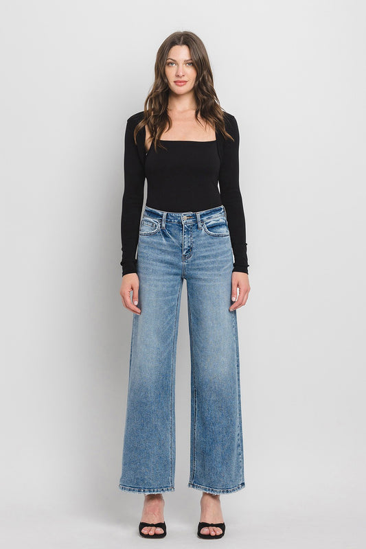 The Elbe River High Rise Wide Leg Denim