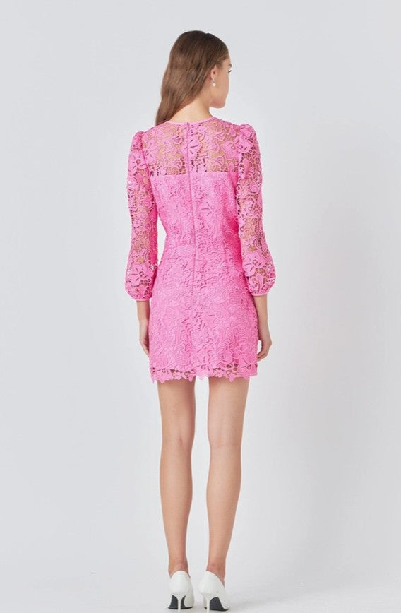 Lace Pink Dress
