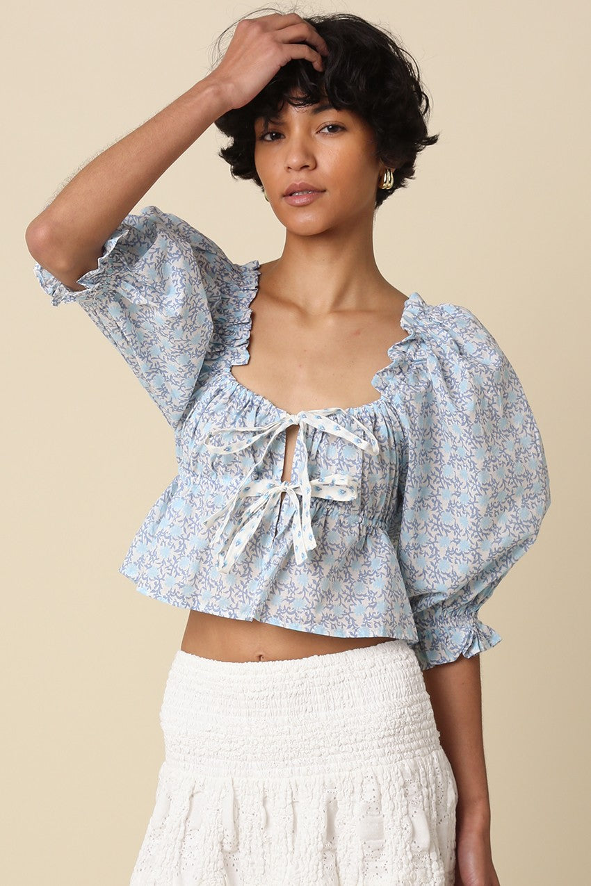Summer Puff Sleeve Top