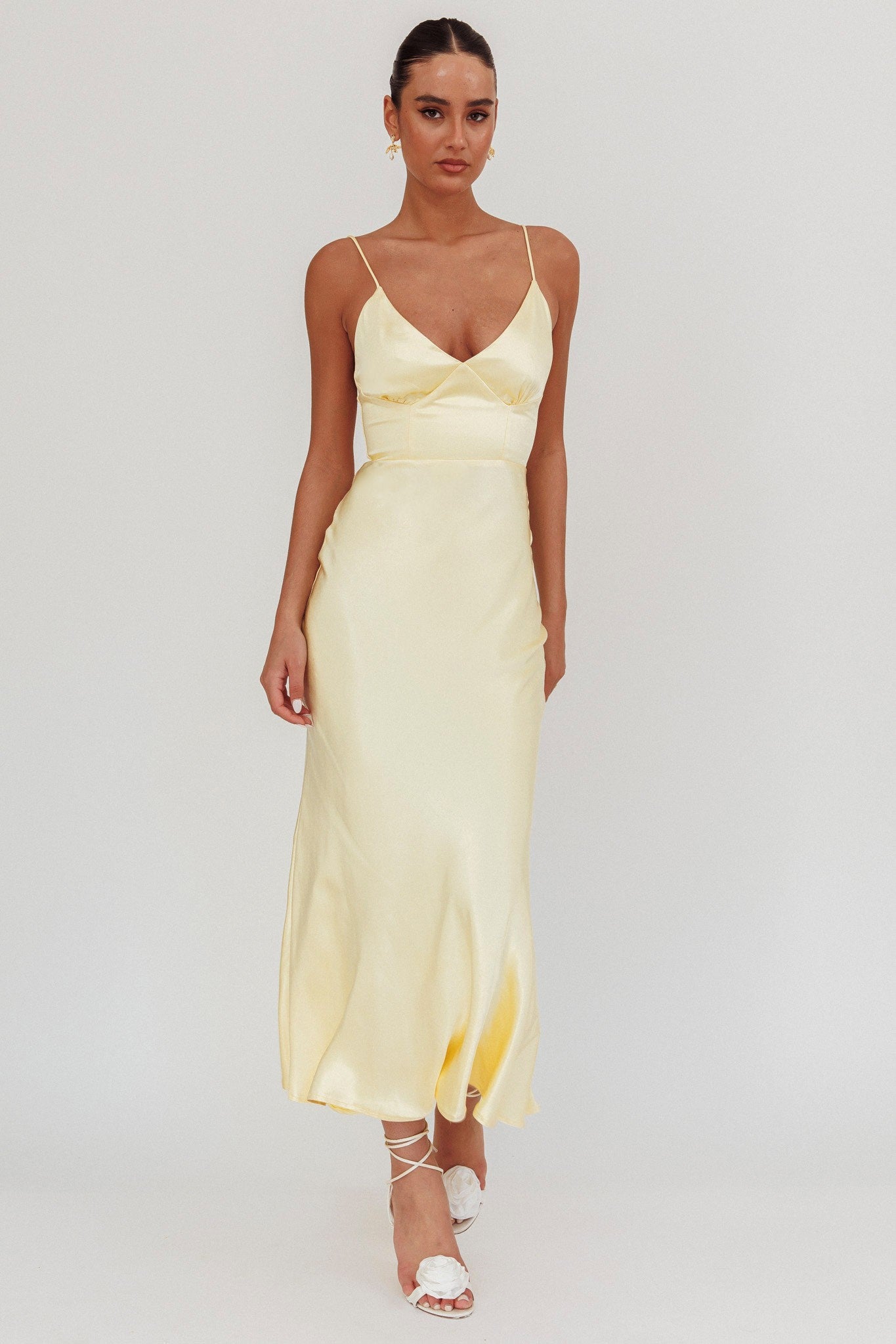 Satin Maxi Dress