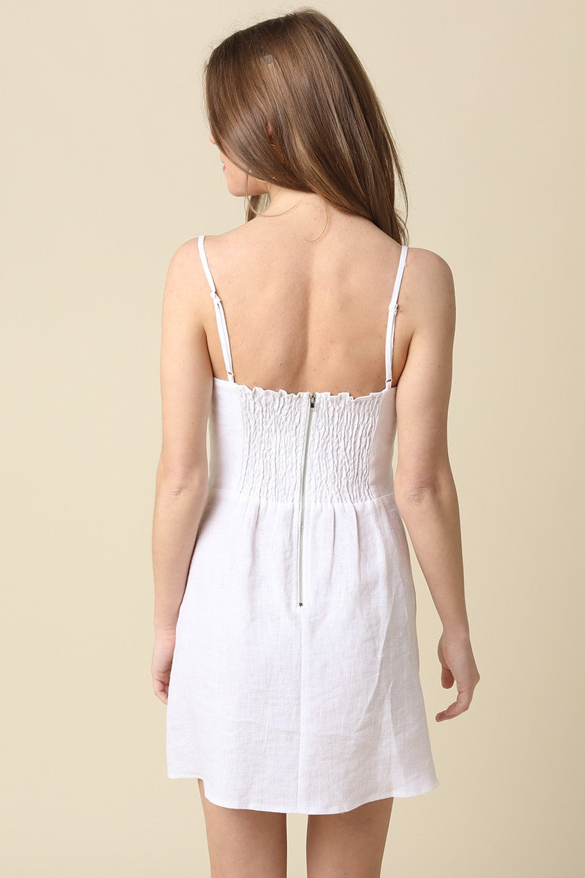 Linen Mini Dress