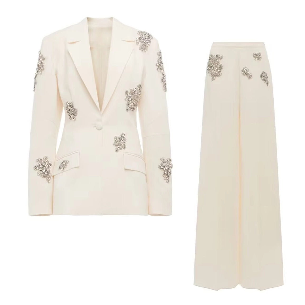Blazer and Pant Jewel Set