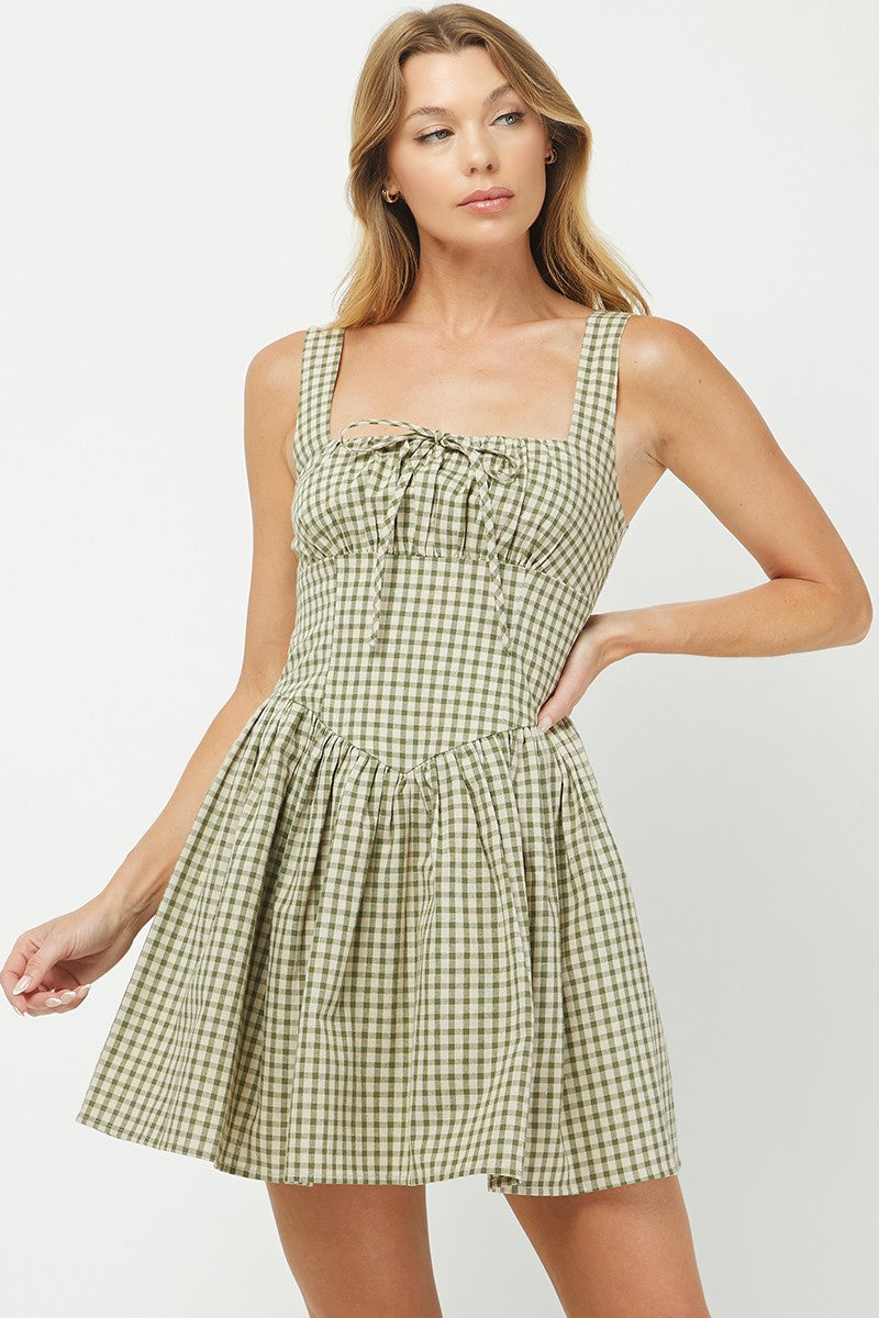 Gingham Mini Dress