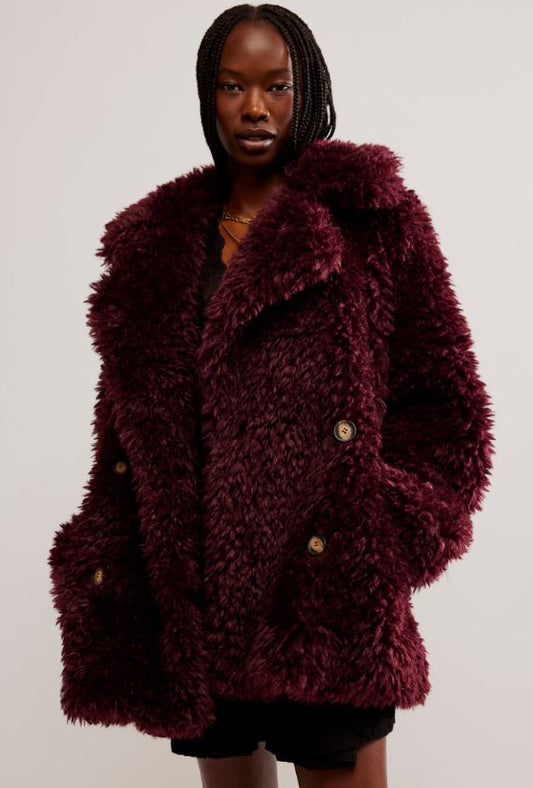 Designer Fluffy Jacket By The Free