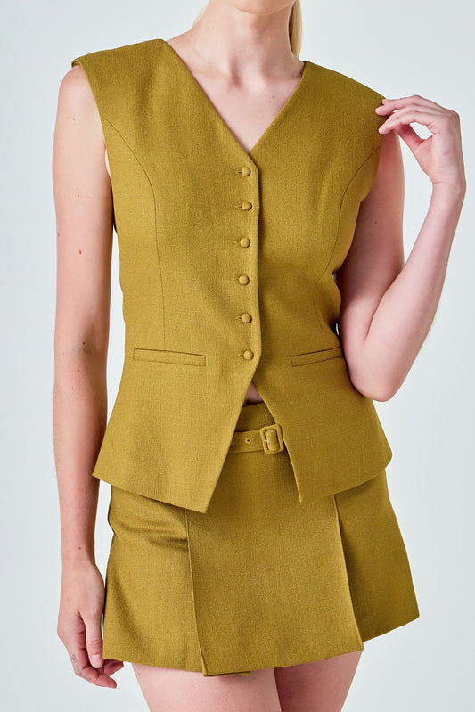 Tweed Vest