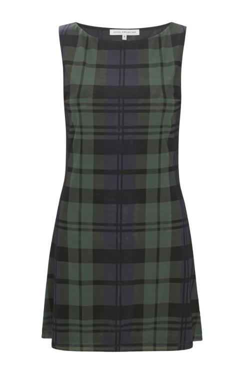 Designer Plaid Dress