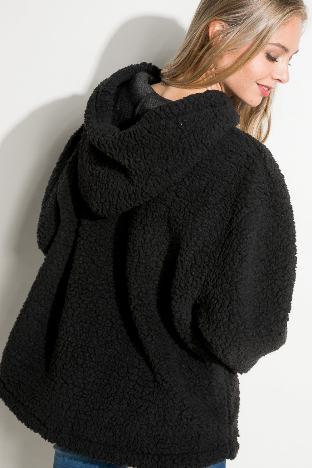 Fuzzy Faux Fur Oversized Sweater