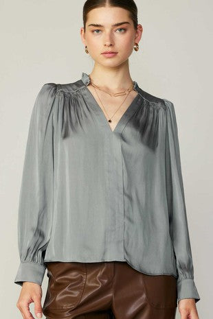 Smoked Silver Blouse