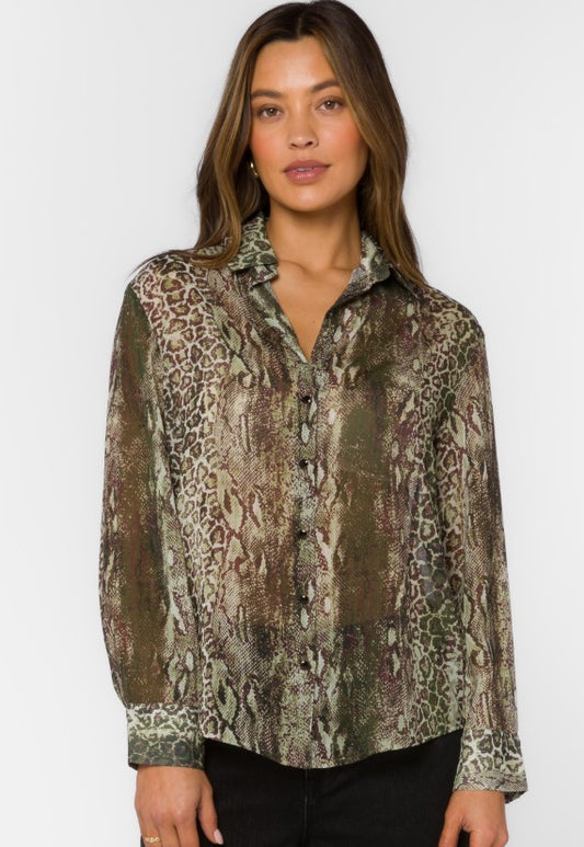 Designer Snakeskin Blouse