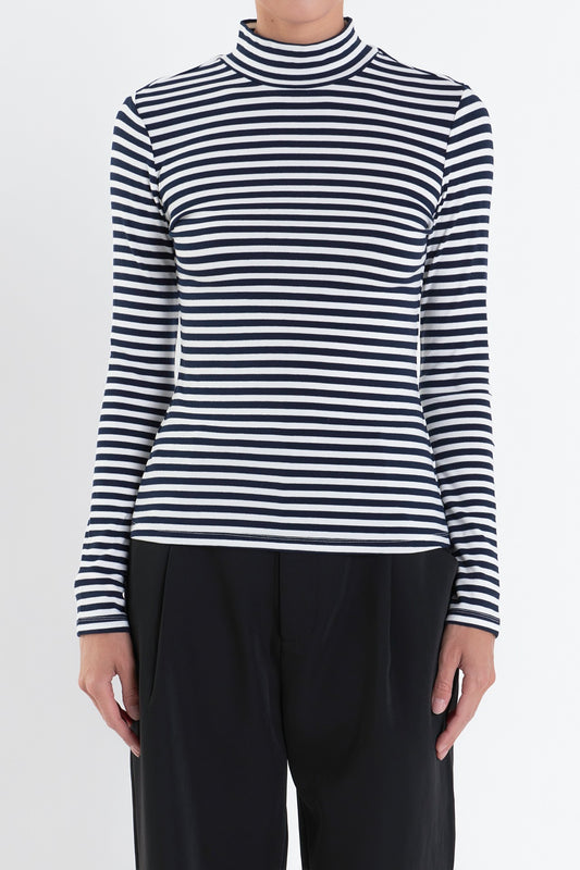 Stripe Long Sleeve Top