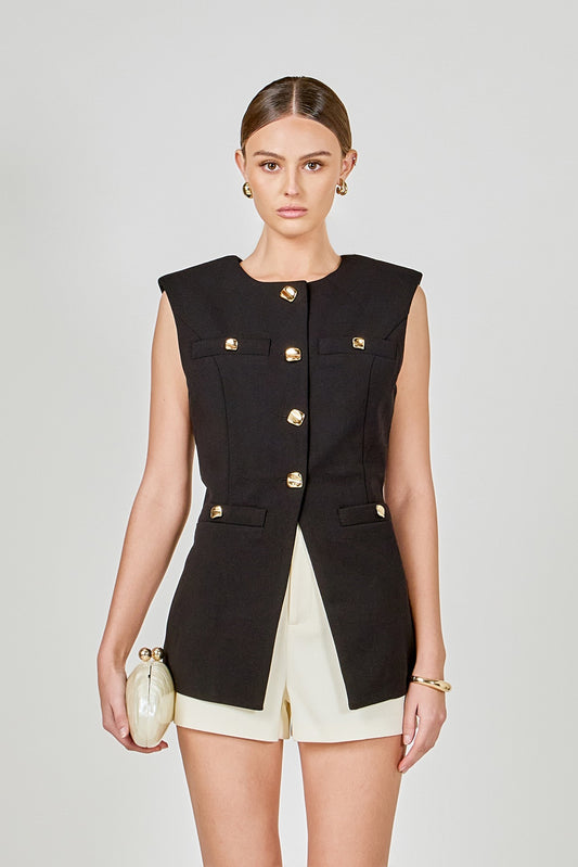 Tweed Vest