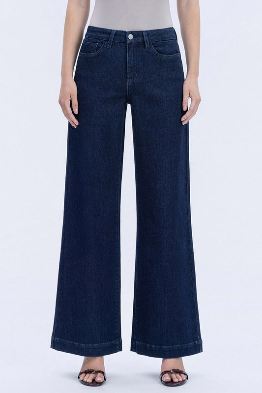 High Rise Trouser Wide Leg Denim
