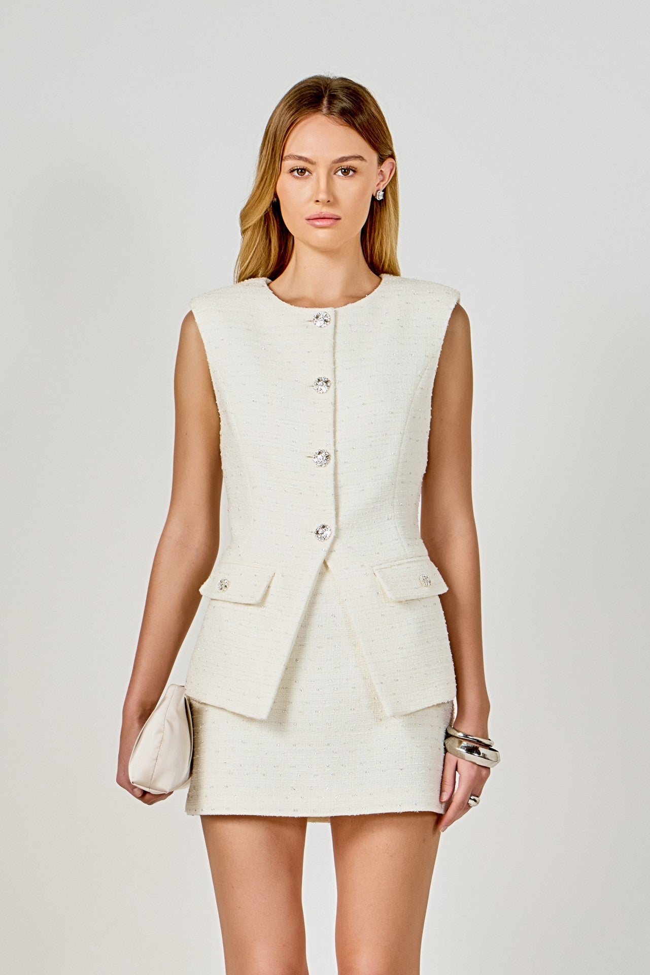 Tweed Vest
