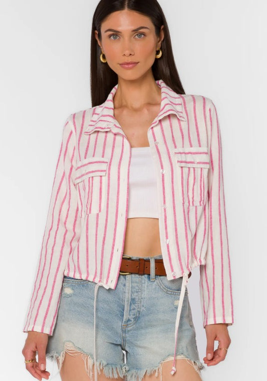Velvet Heart Stripe Jacket