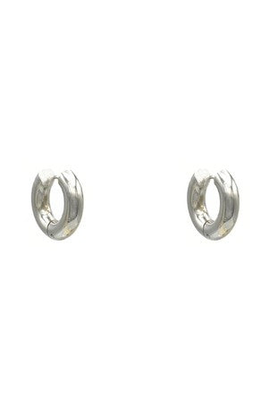 White Gold-Filled Hoop Earring #20018